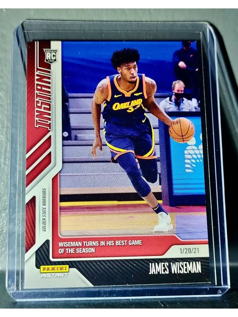 James Wiseman 2020-21 Panini NBA Instant #51 Rookie Basketball Card 1 of 444